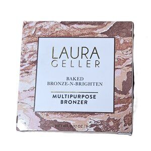 New LAURA GELLER Baked Bronze-N-Brighten Bronzer Powder - Medium
